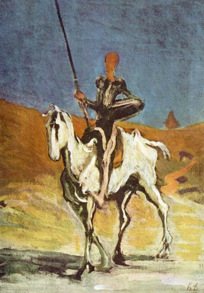 Don Quijote von Honoré Daumier
